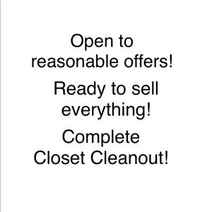 Open to Offers!! Closet Cleanout!!